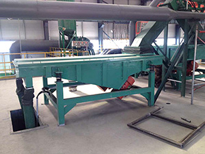 小麥除雜現(xiàn)場